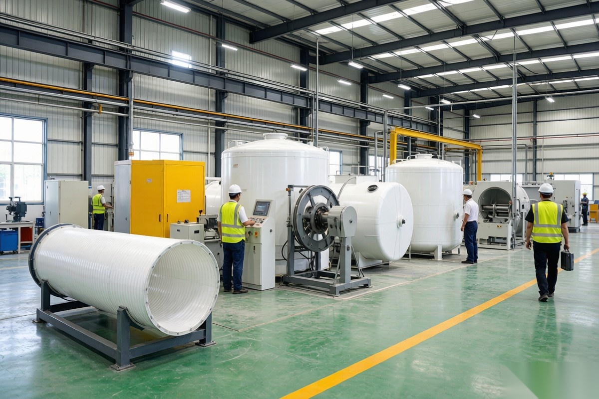 In-house FRP/GRP production
