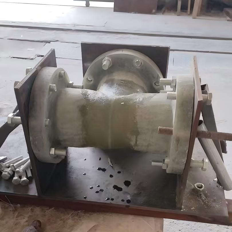 FRP tee production process