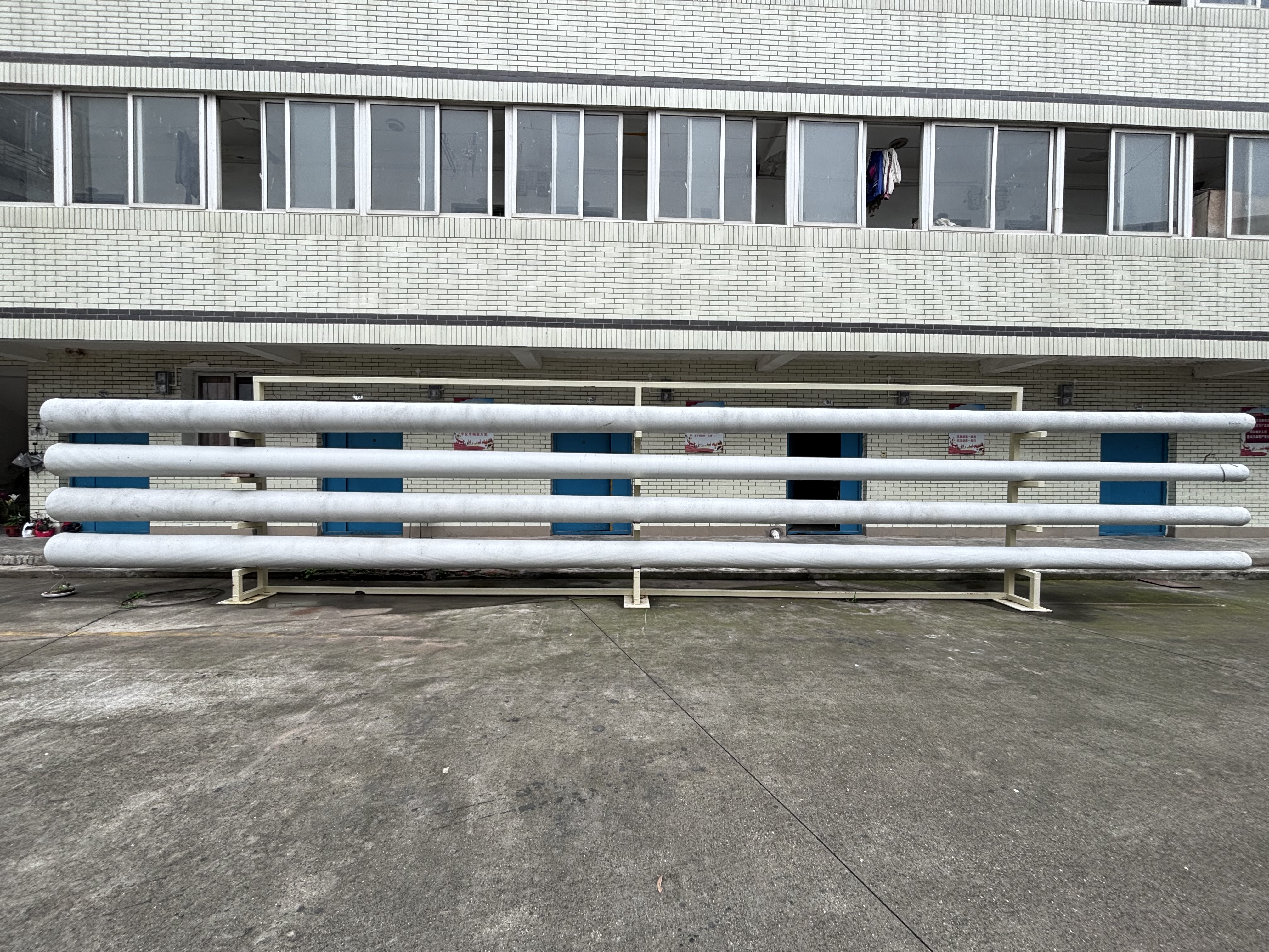 FRP utility pole samples in 12 m and 10 m