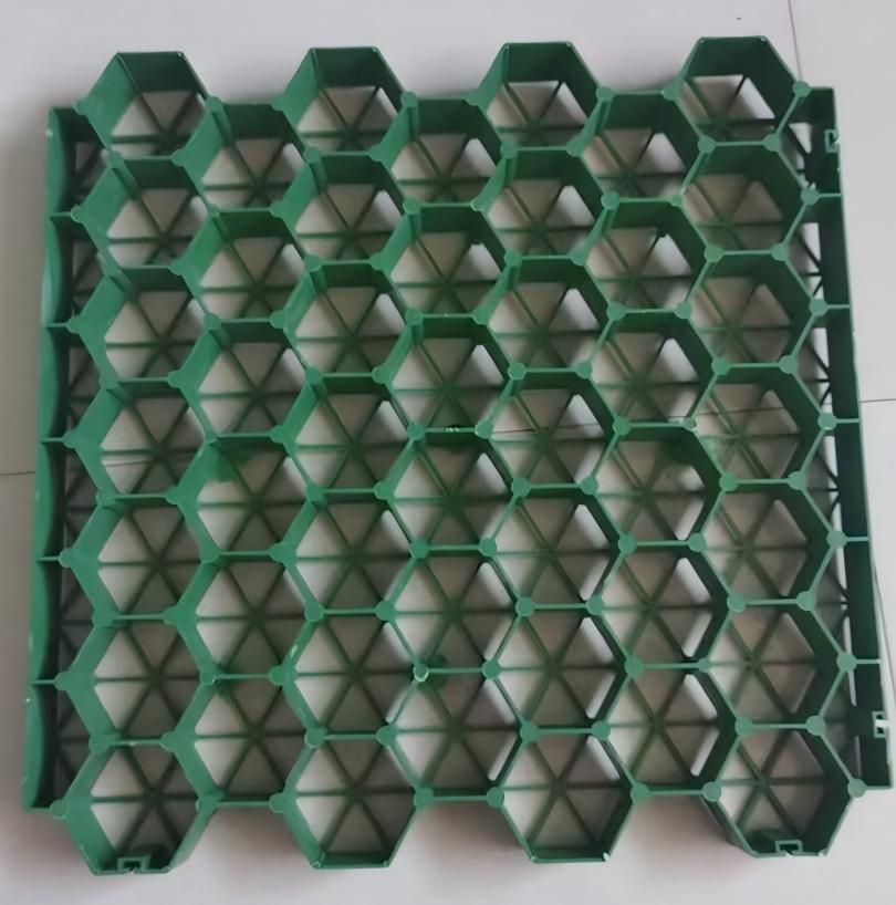 HDPE grass paver, recycled material spec